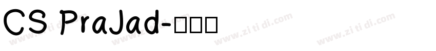 CS PraJad字体转换